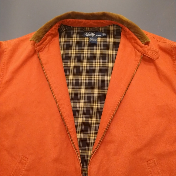 Polo Ralph Lauren jacket M measurement good condition pink corduroy collar - Picture 3 of 9